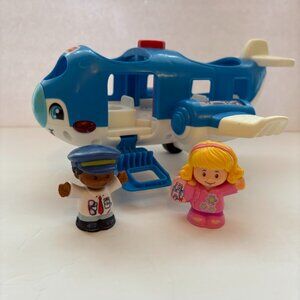 Fisher-Price Little People Light-Up Songs Music Travel Together Airplane Playset